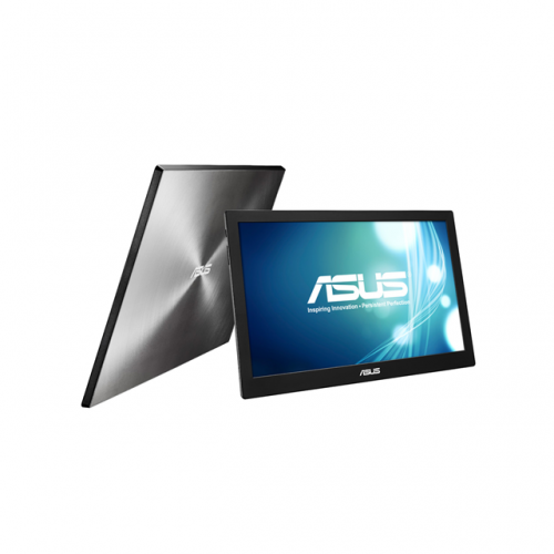 Monitor ASUS MB168B, TN, 15.6 inch, Wide, WXGA/NT, USB 3.0, Black/Silver